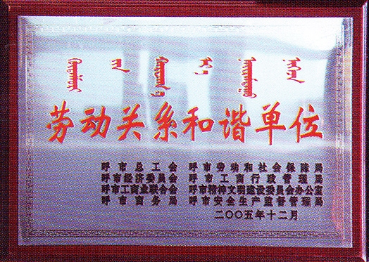 勞動(dòng)關(guān)系和諧單位